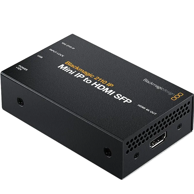 Blackmagic 2110 IP Mini IP to HDMI SFP